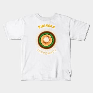 Bibingka supremacy filipino food Kids T-Shirt